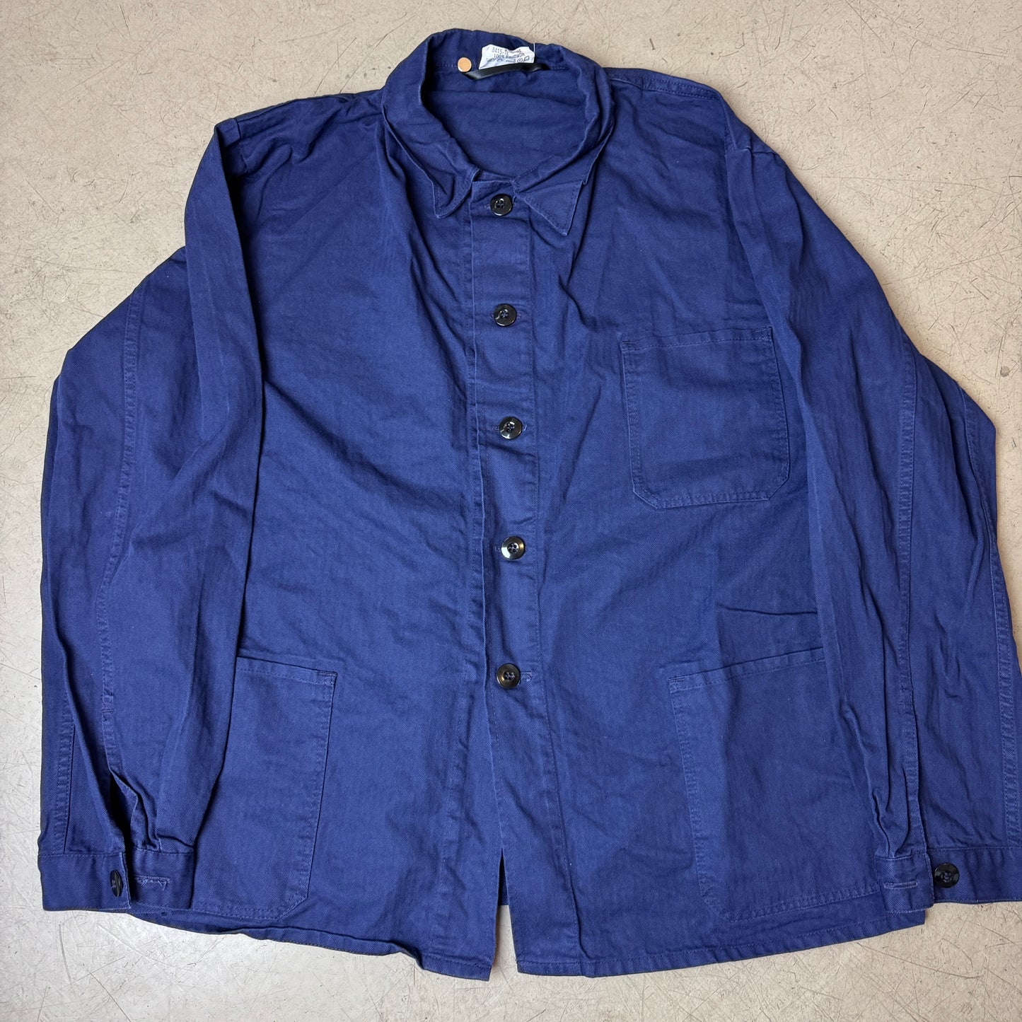 (L) French Work Shirt blau