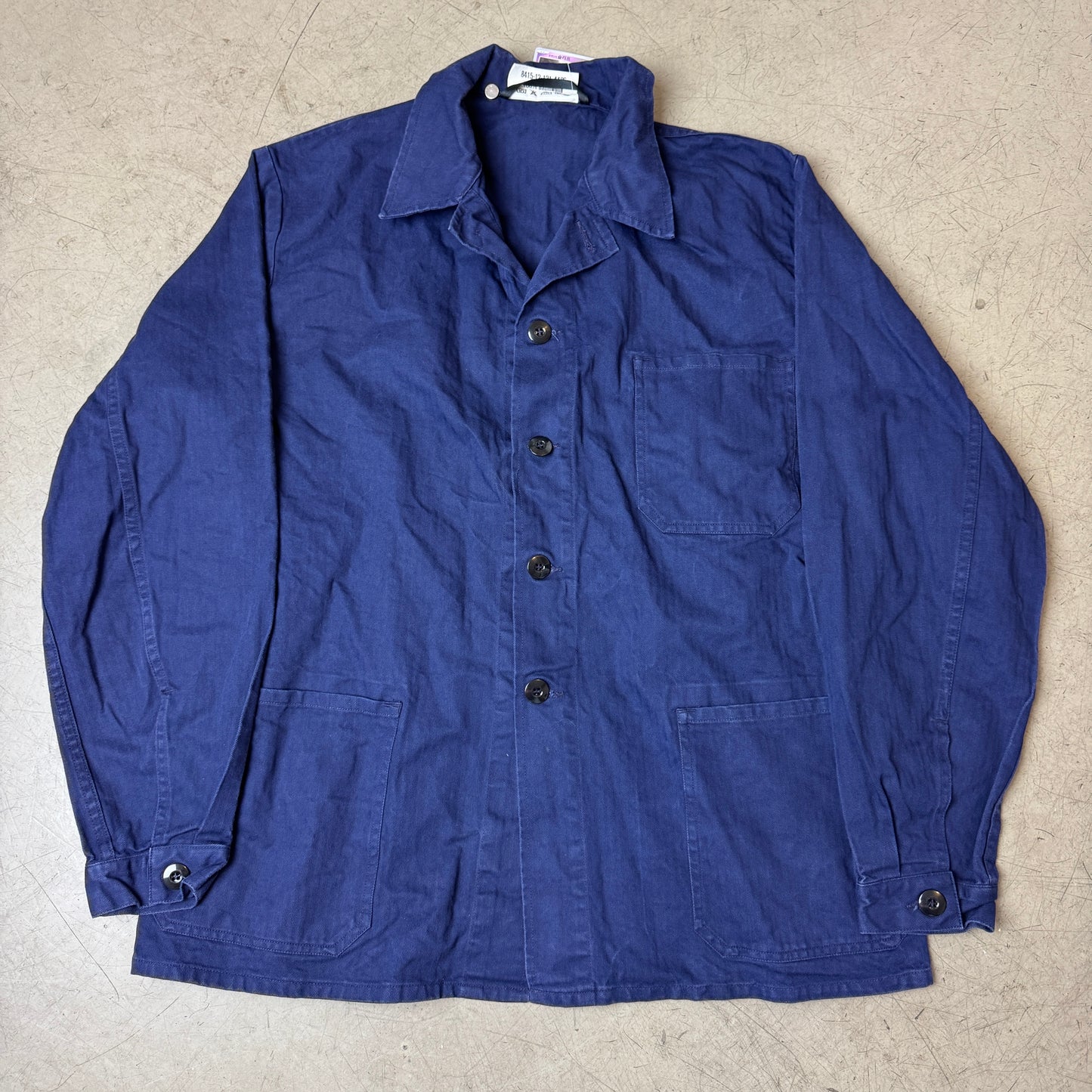 (L) French Work Shirt blau