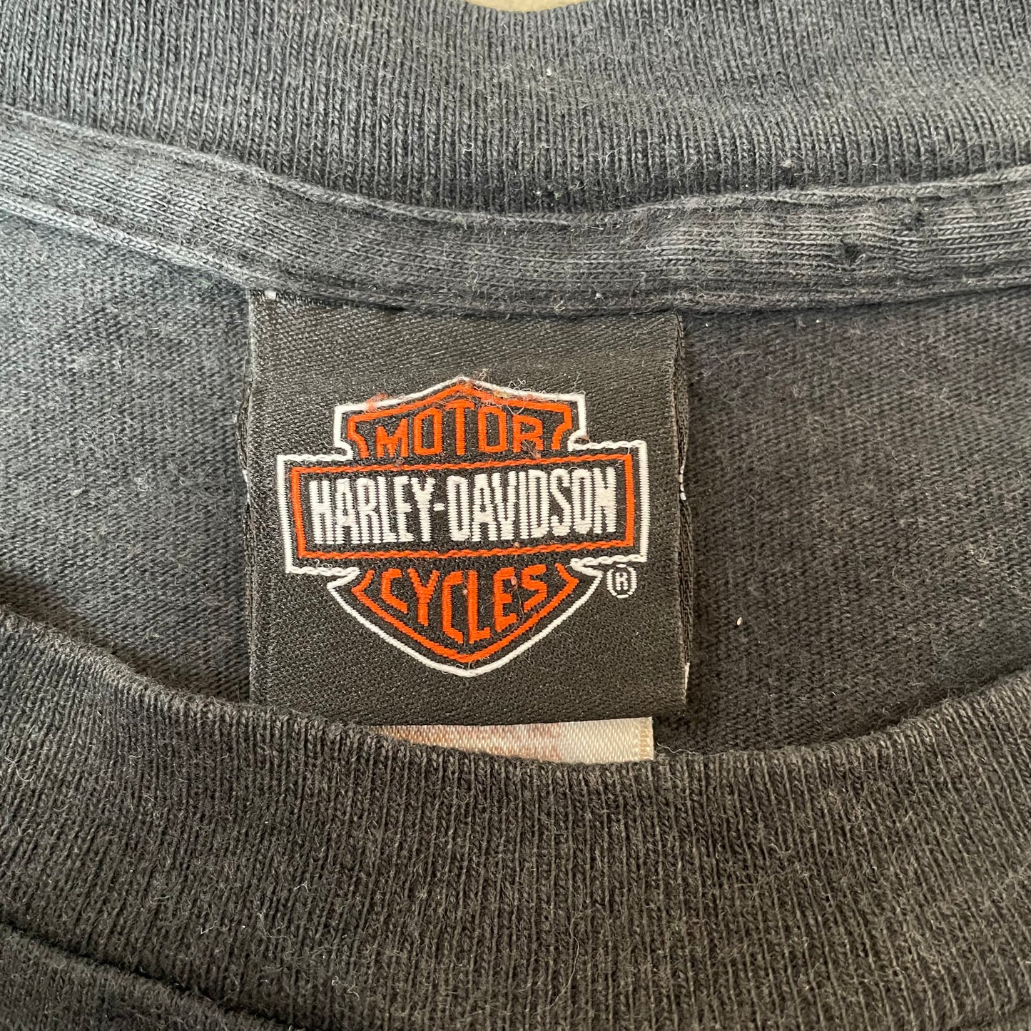 (XXL) 2006 Harely Davidson Longsleeve Langarm Shirt Charlotte Skull Schwarz