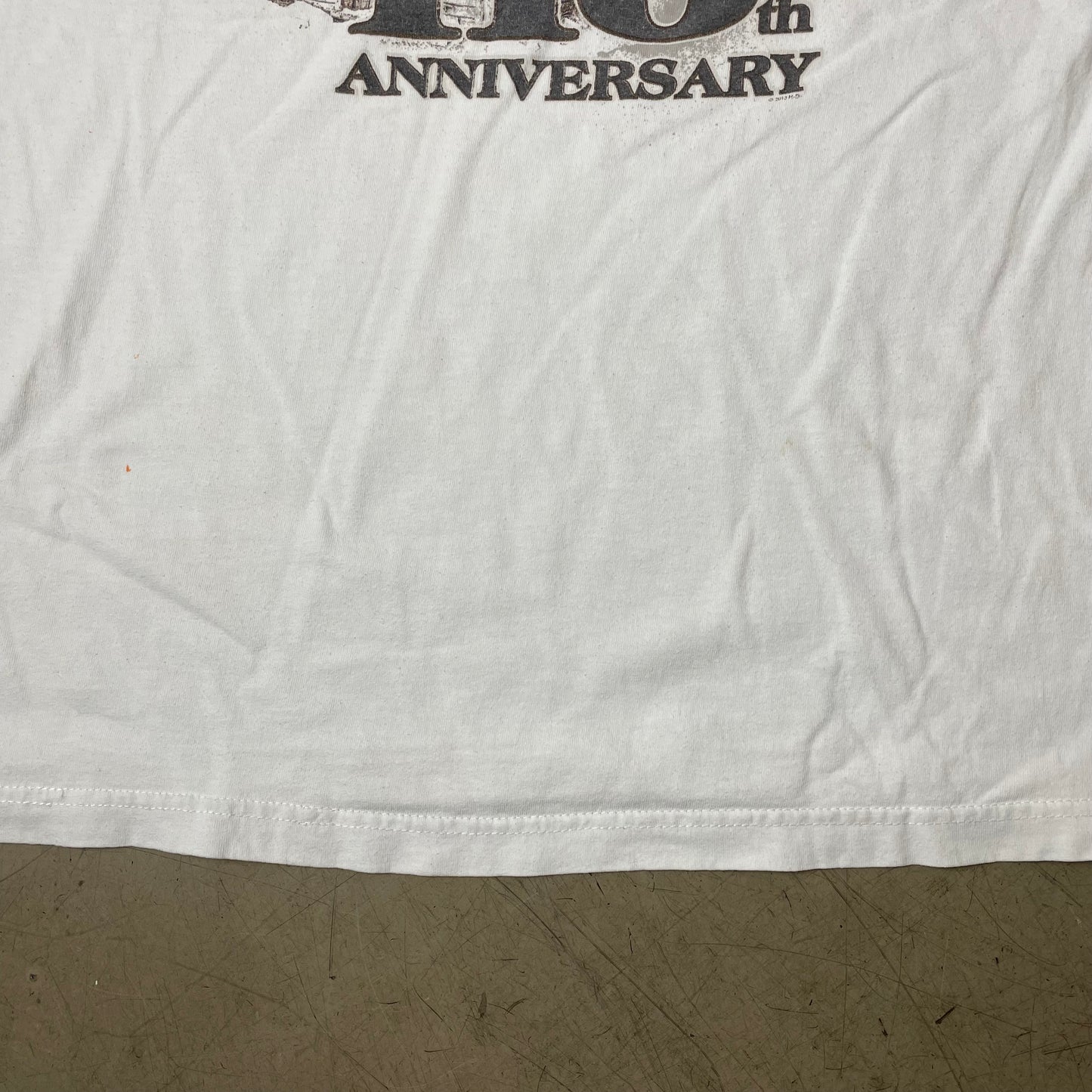 (XL) Harley Davidson 110th Anniversary Biker Tshirt weiß