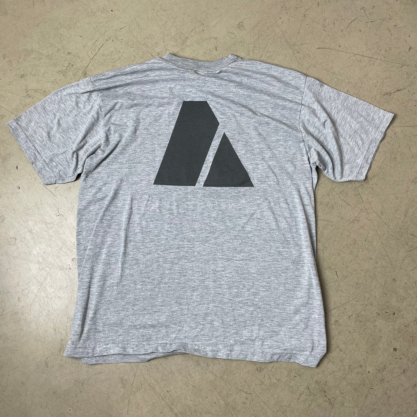 (L) US Army Tshirt grau schwarz