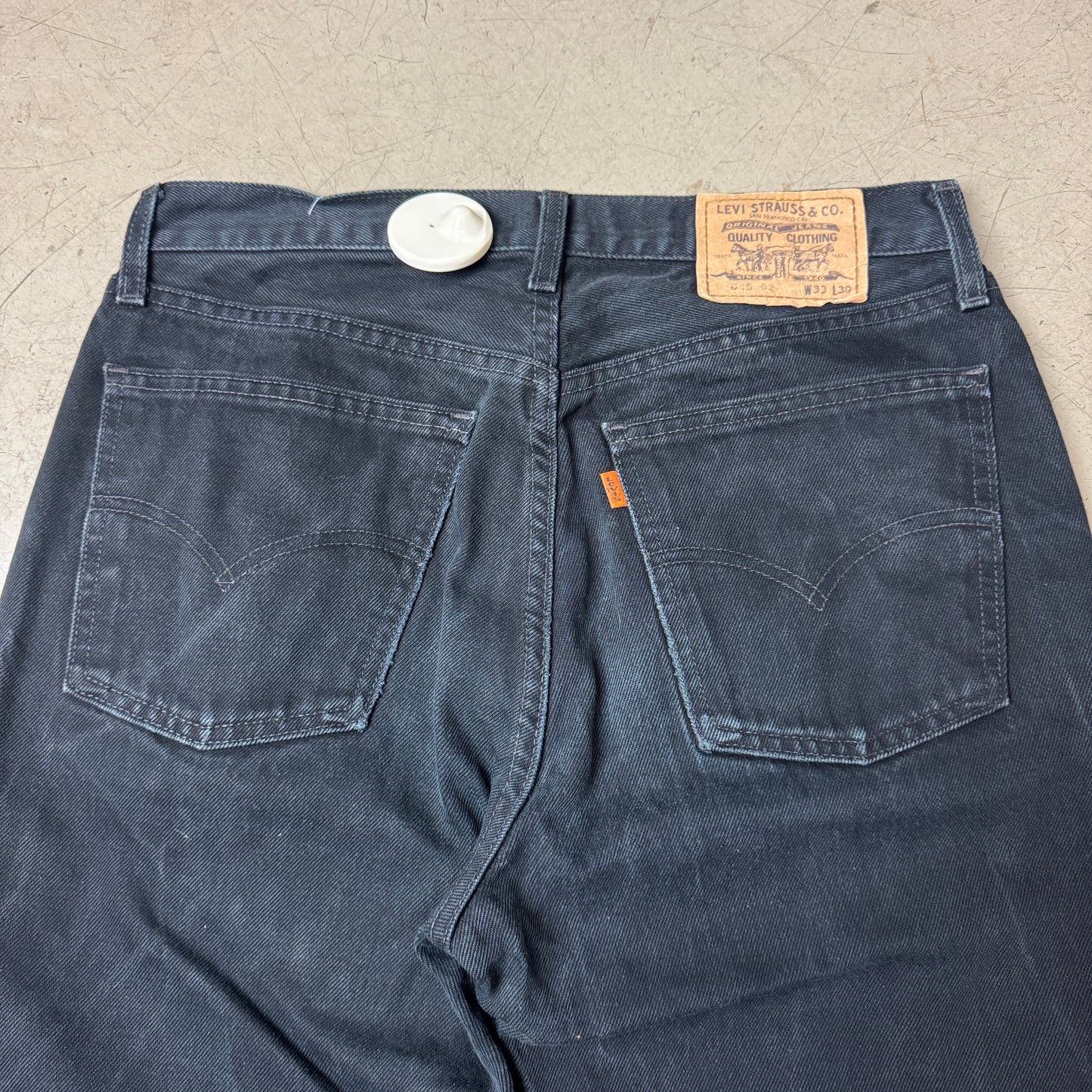 (M) Vintage Levi’s 615 02 Orange Tab Jeanhose W33/L30