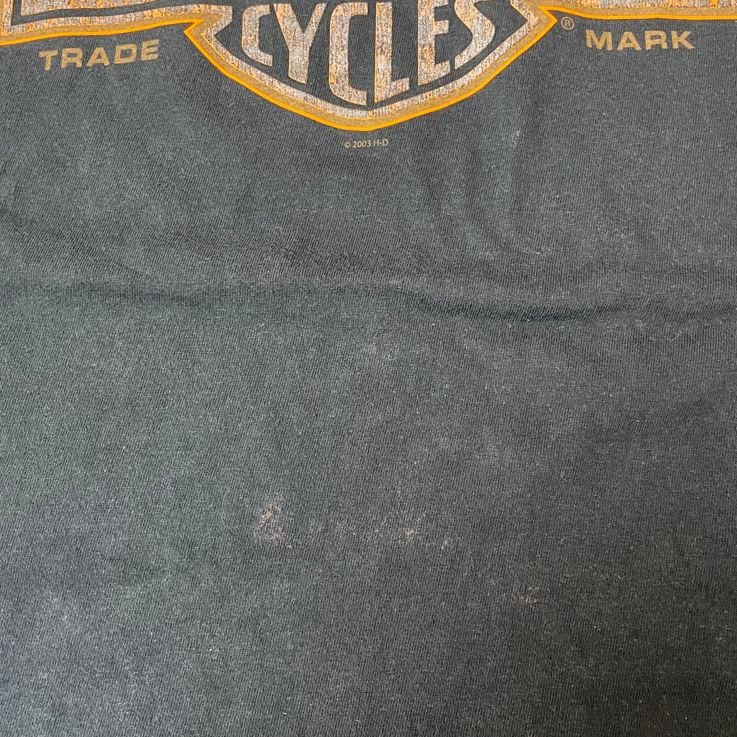 (L) 2003 Harley Davidson Maryland Big Logo Eagle Tshirt schwarz