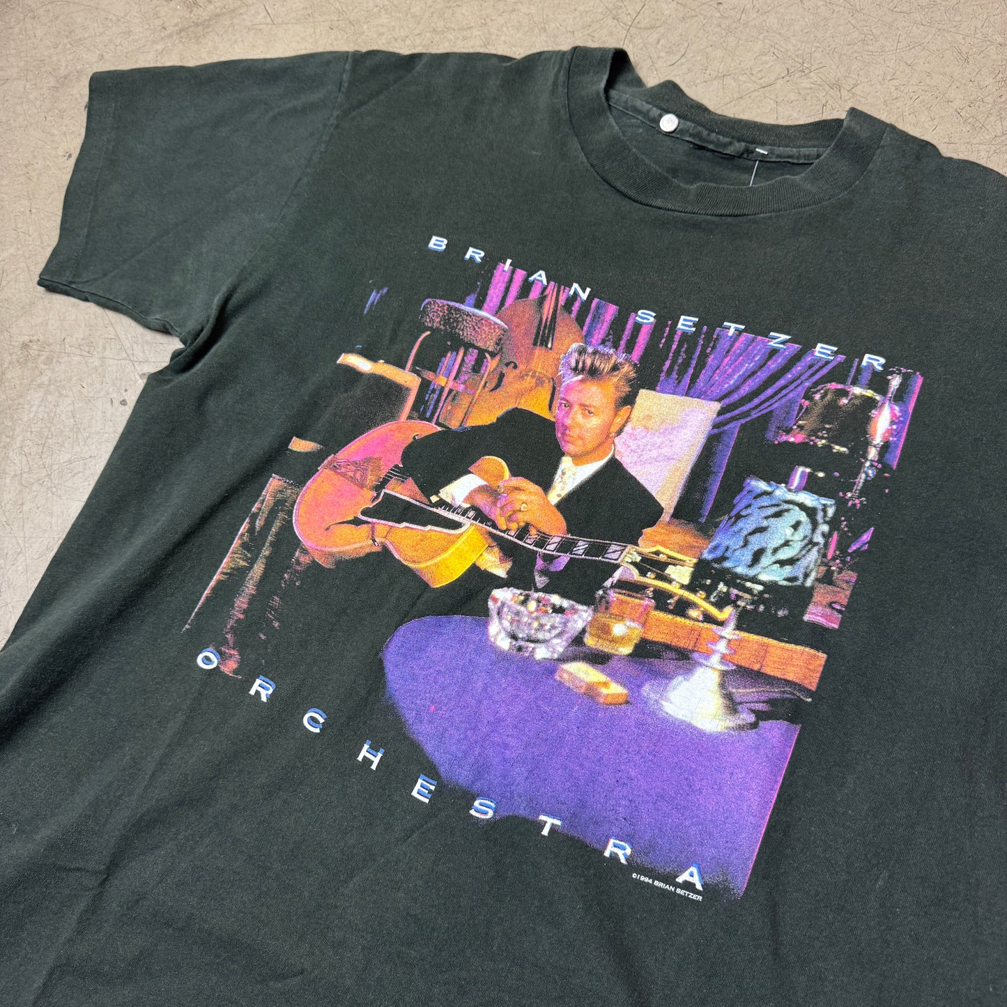 (L-XL) 1994 Brian Setzer Band T-shirt