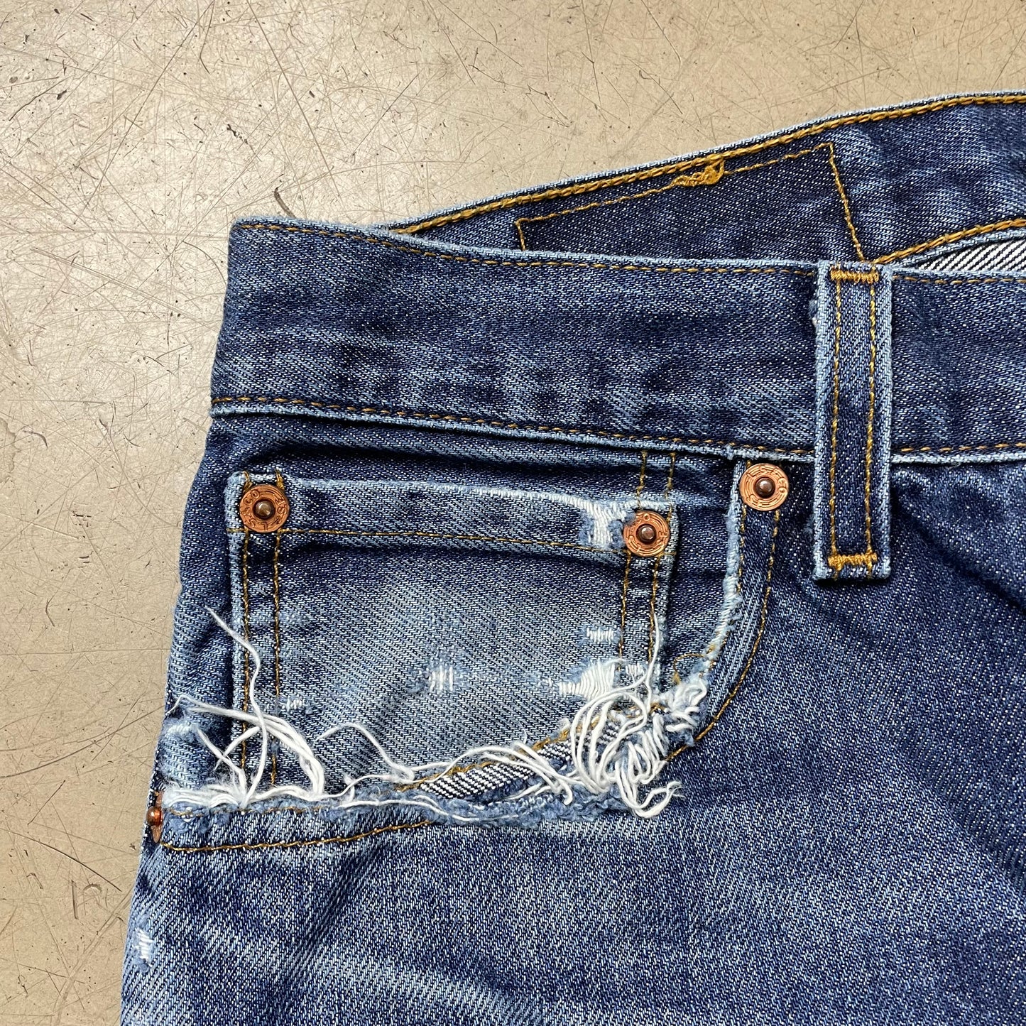 (M) Levi’s 501 Jeanshose blau W34L32