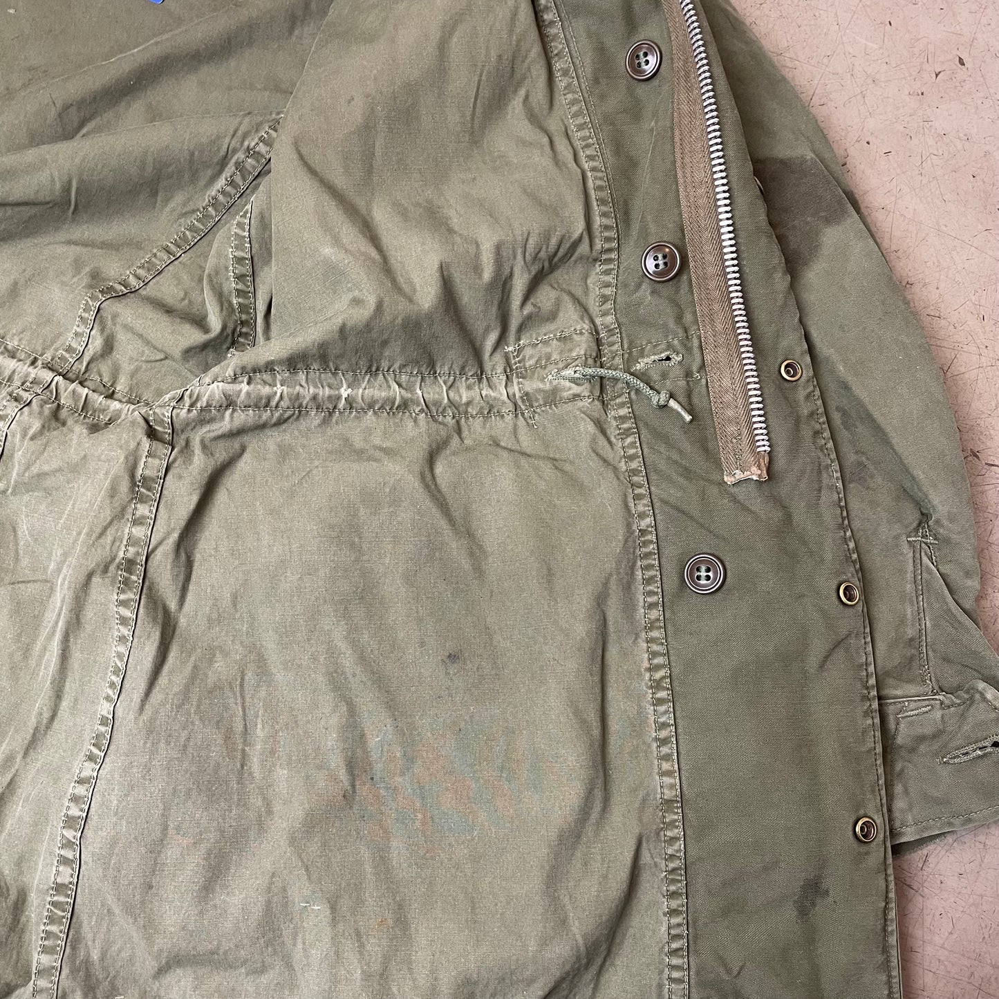 (L) Vintage M51 Field Jacket Faded grün US Army
