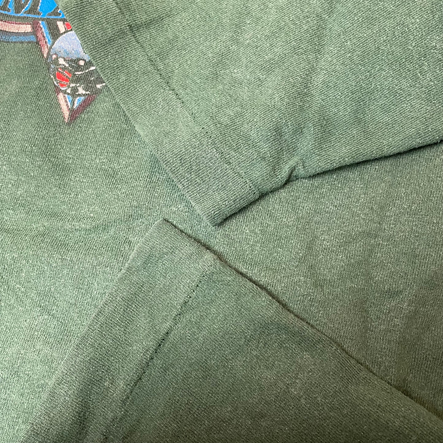 (L) 1996 Maverick Marcus Dairy Super Sunday Tshirt grün Single Stitch