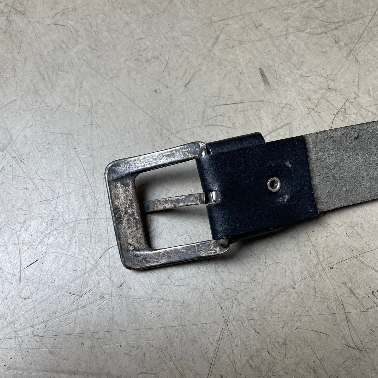 Vintage Harley Davidson Eagle Ledergürtel schwarz 104cm