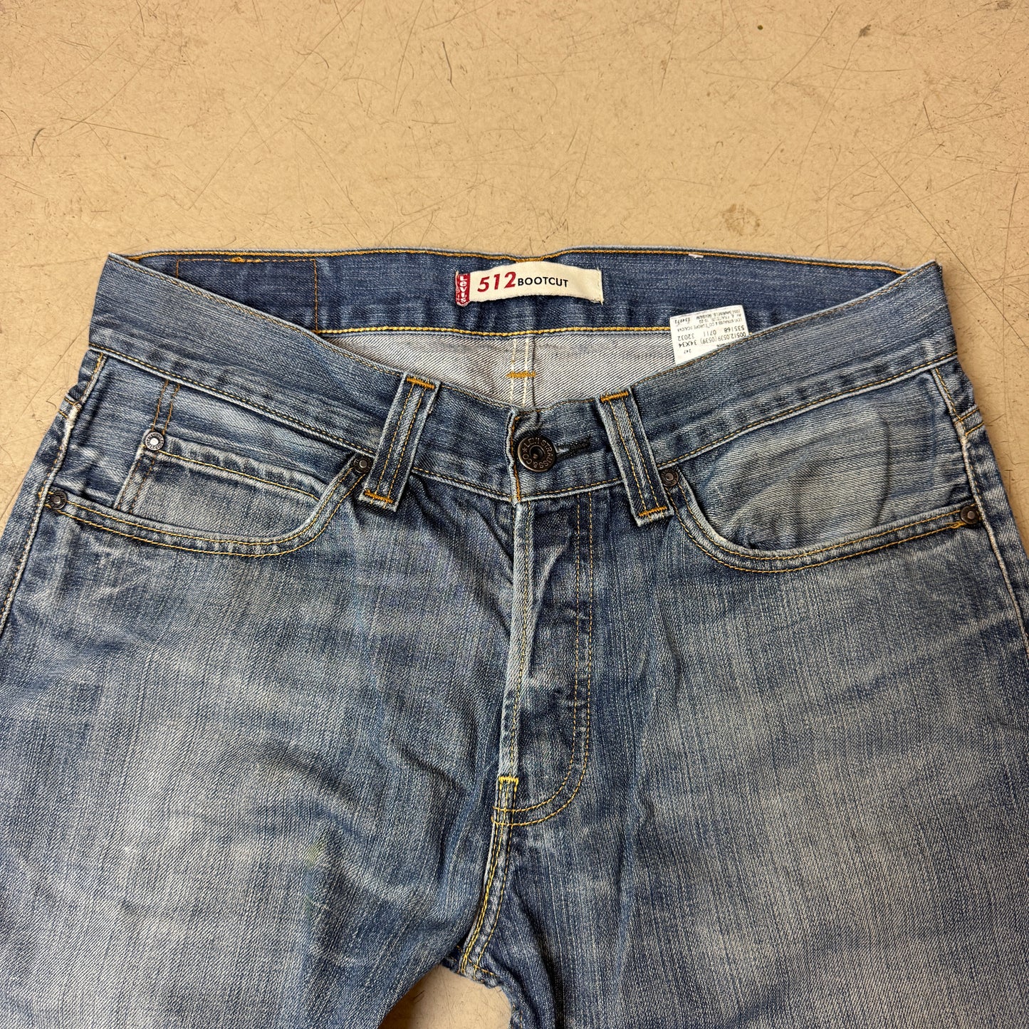 (L) Faded Levi’s 512 Bootcut Levi’s Jeanshose W34/L34