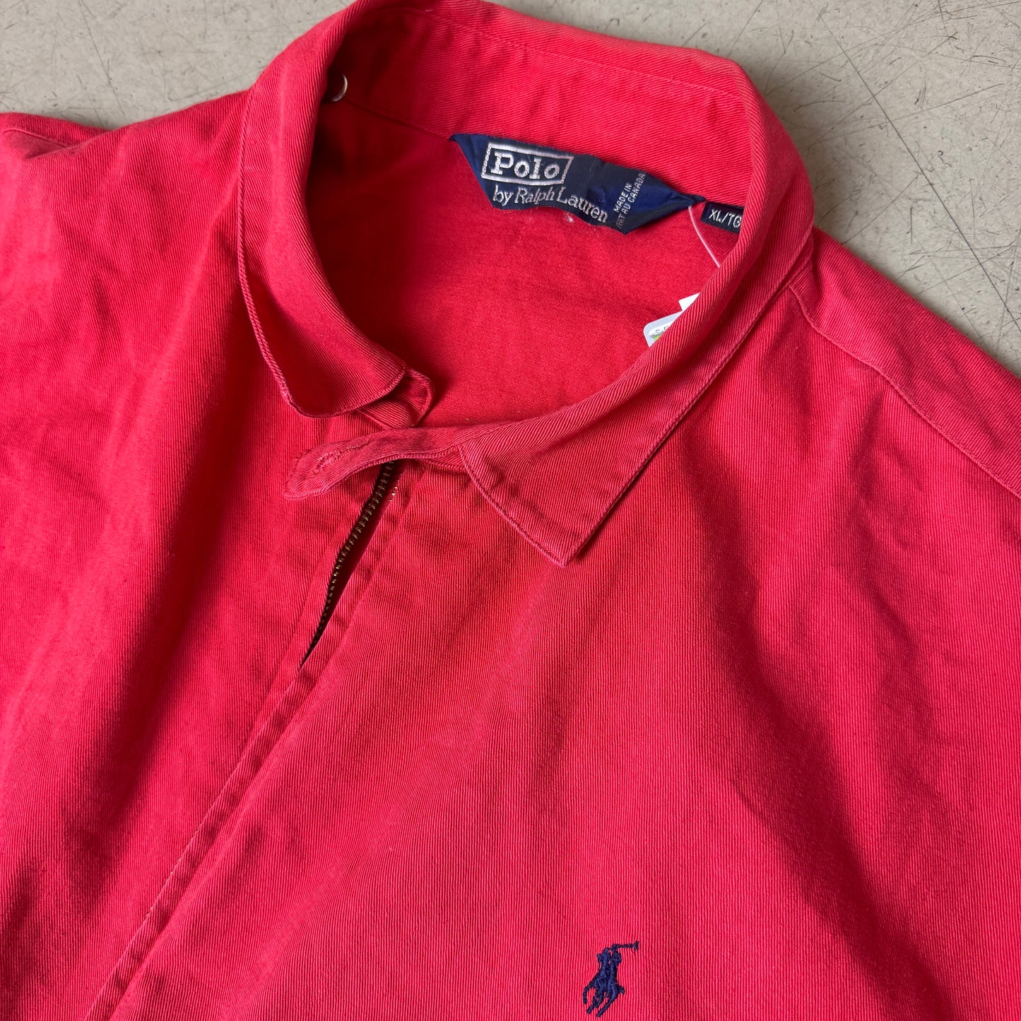 (XL) Polo by Ralph Lauren Harrington Sommer Jacke rot