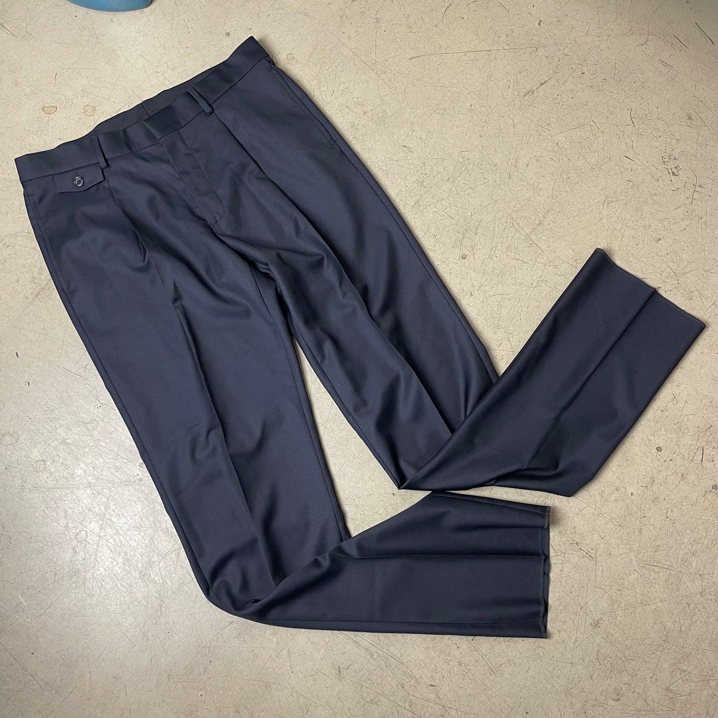 (L) Rare Cartier Uniforms Anzughose Navy dunkelblau 42