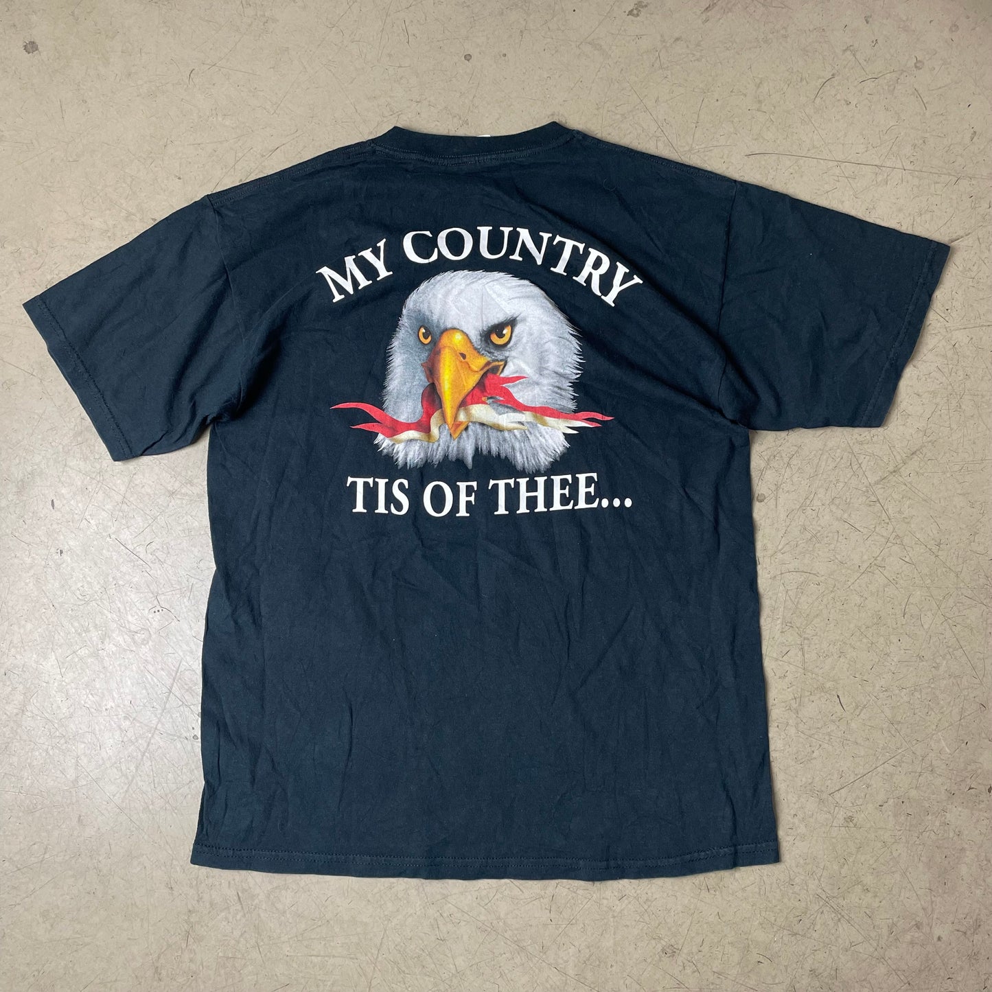 (L) Eagle Tshirt schwarz Hotel Souvenir Shirt
