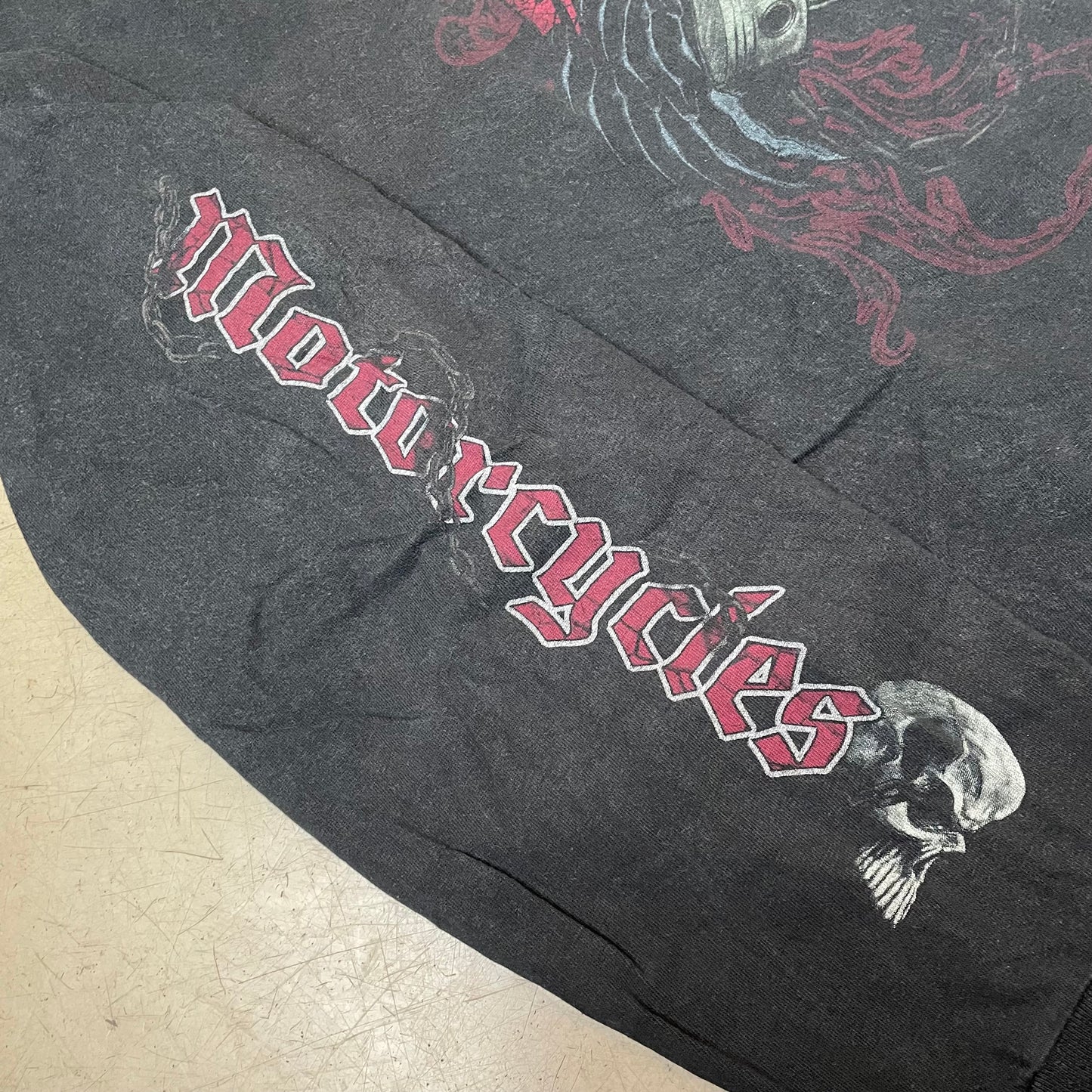 (XXL) 2006 Harely Davidson Longsleeve Langarm Shirt Charlotte Skull Schwarz