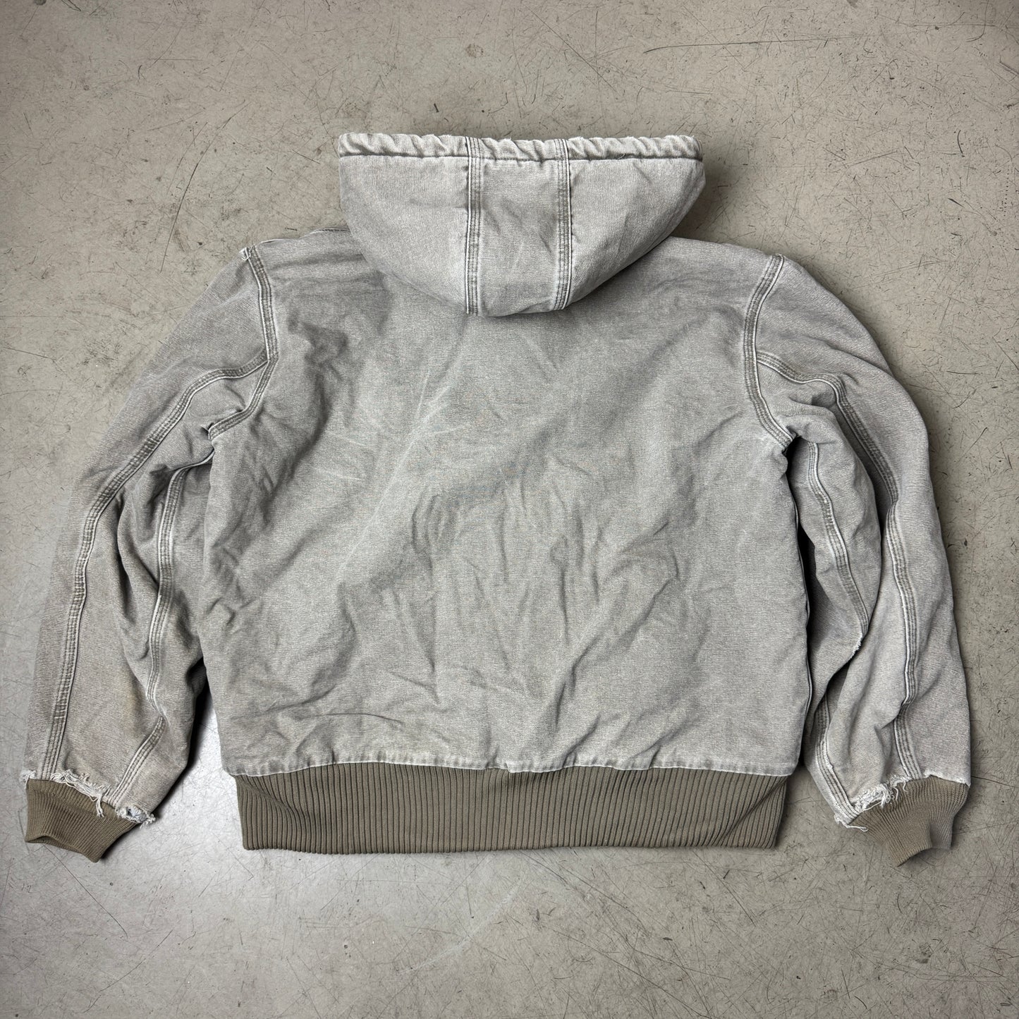 (L) Carhartt Hooded Active Jacket J130 DES
