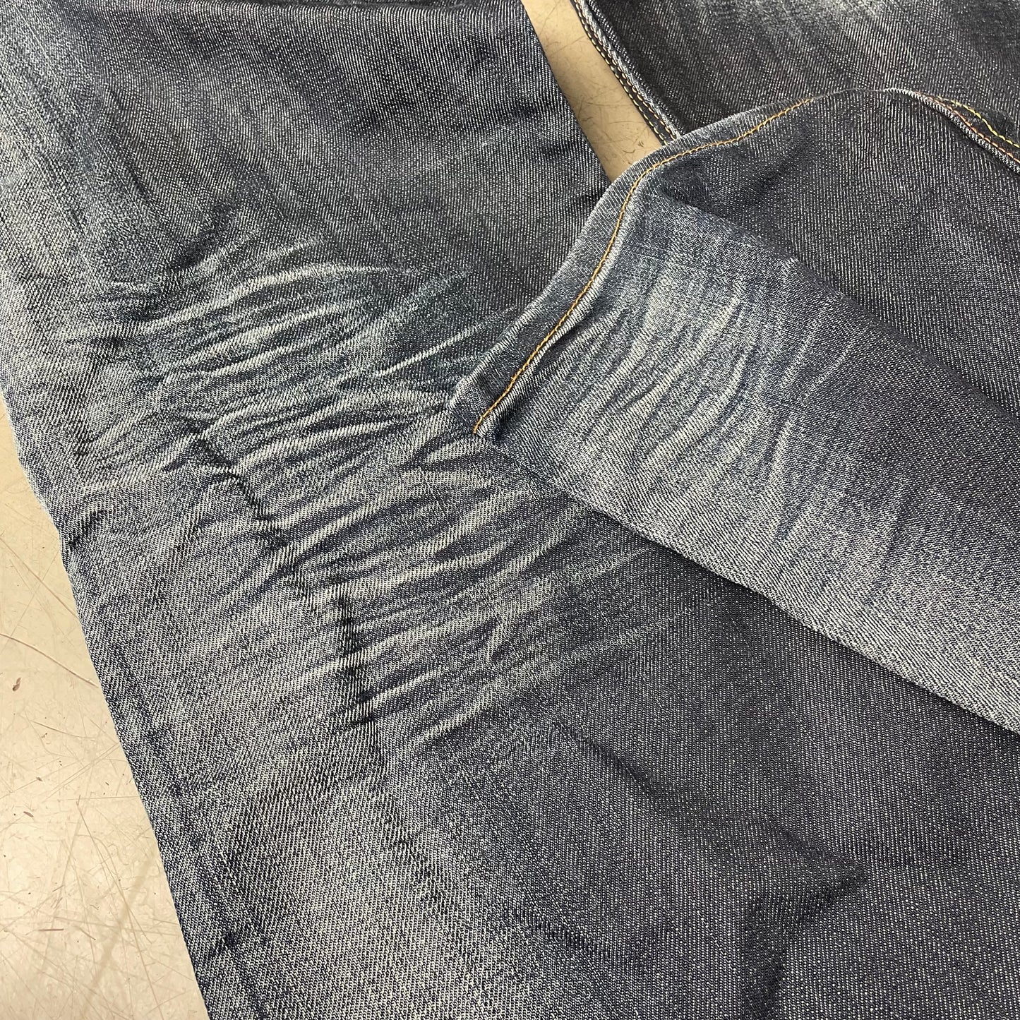 (L) Rare Faded Levi’s 512 Bootcut Jeanshose blau W34/L32