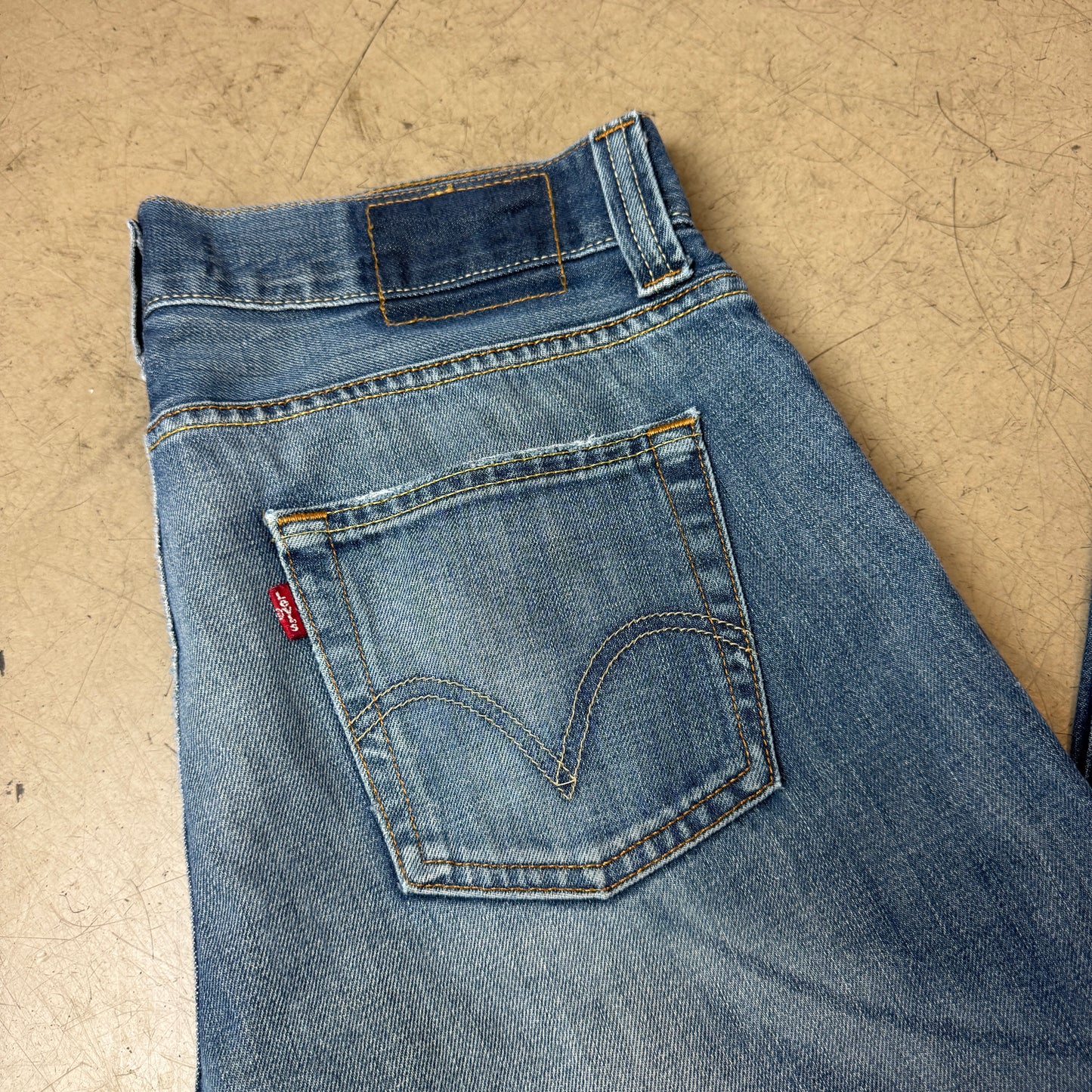(XL) Faded Levi’s 512 Bootcut Jeanshose blau W34/L36
