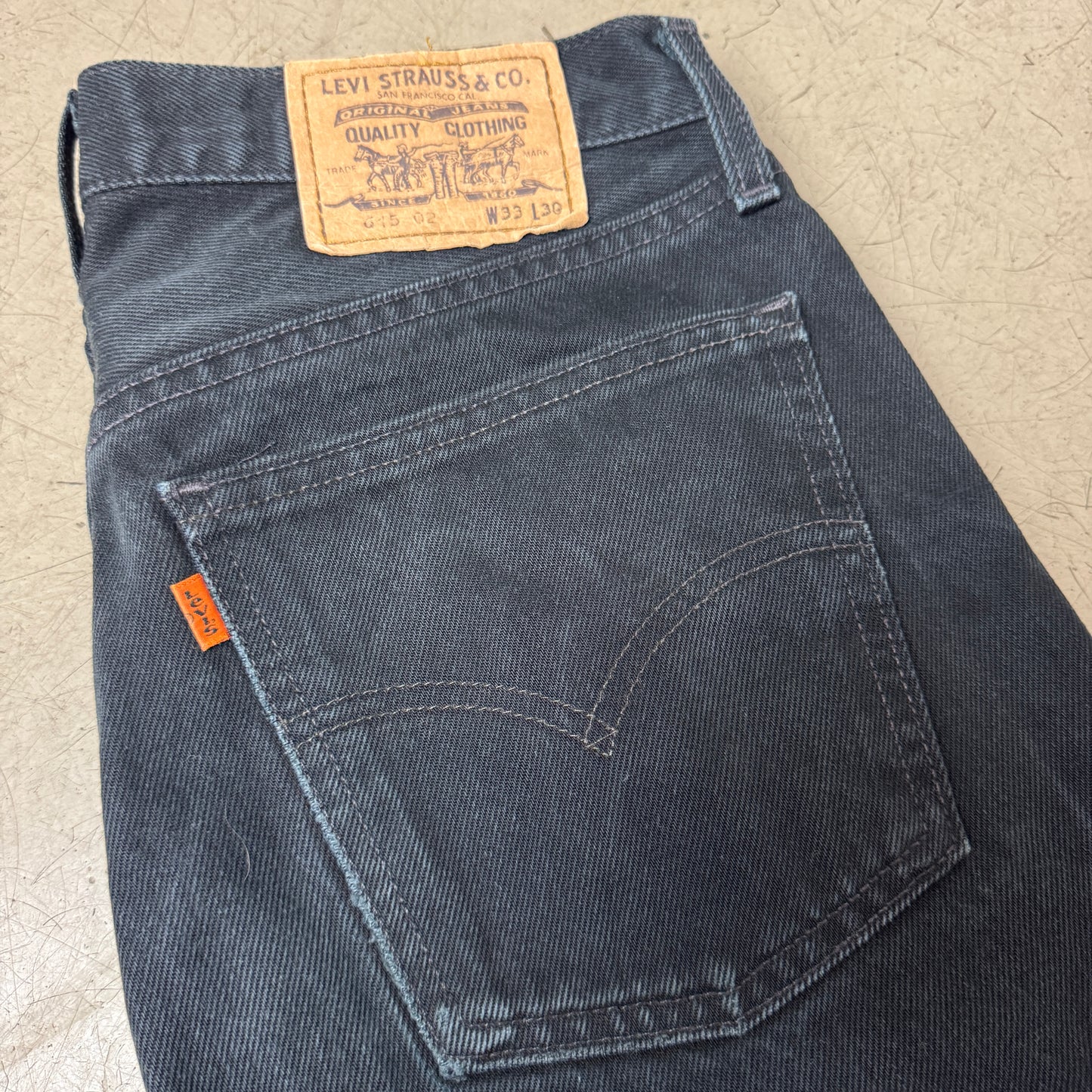 (M) Vintage Levi’s 615 02 Orange Tab Jeanhose W33/L30