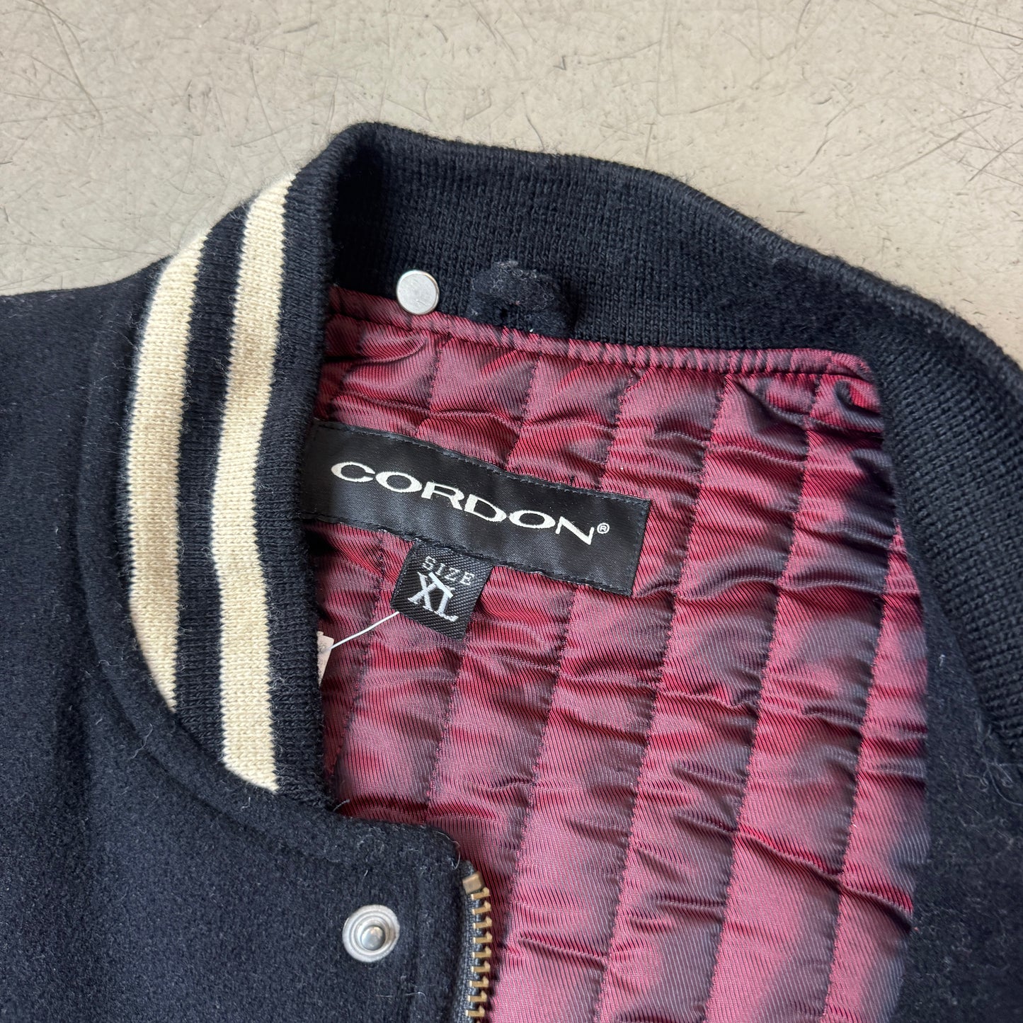 (XL) Cordon College 86 Bomberjacke schwarz