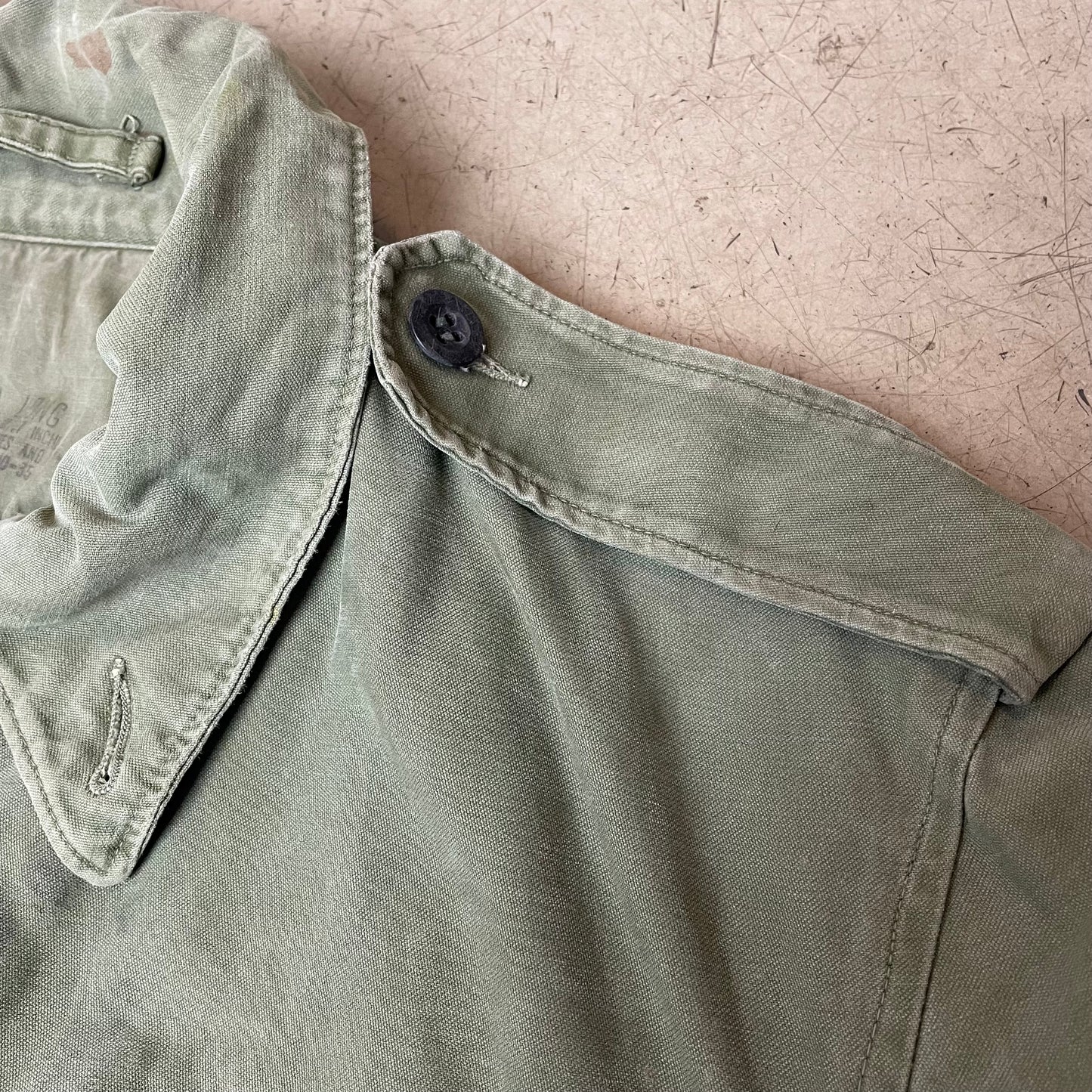 (M) Vintage M51 Field Jacket US Army faded grün S Long