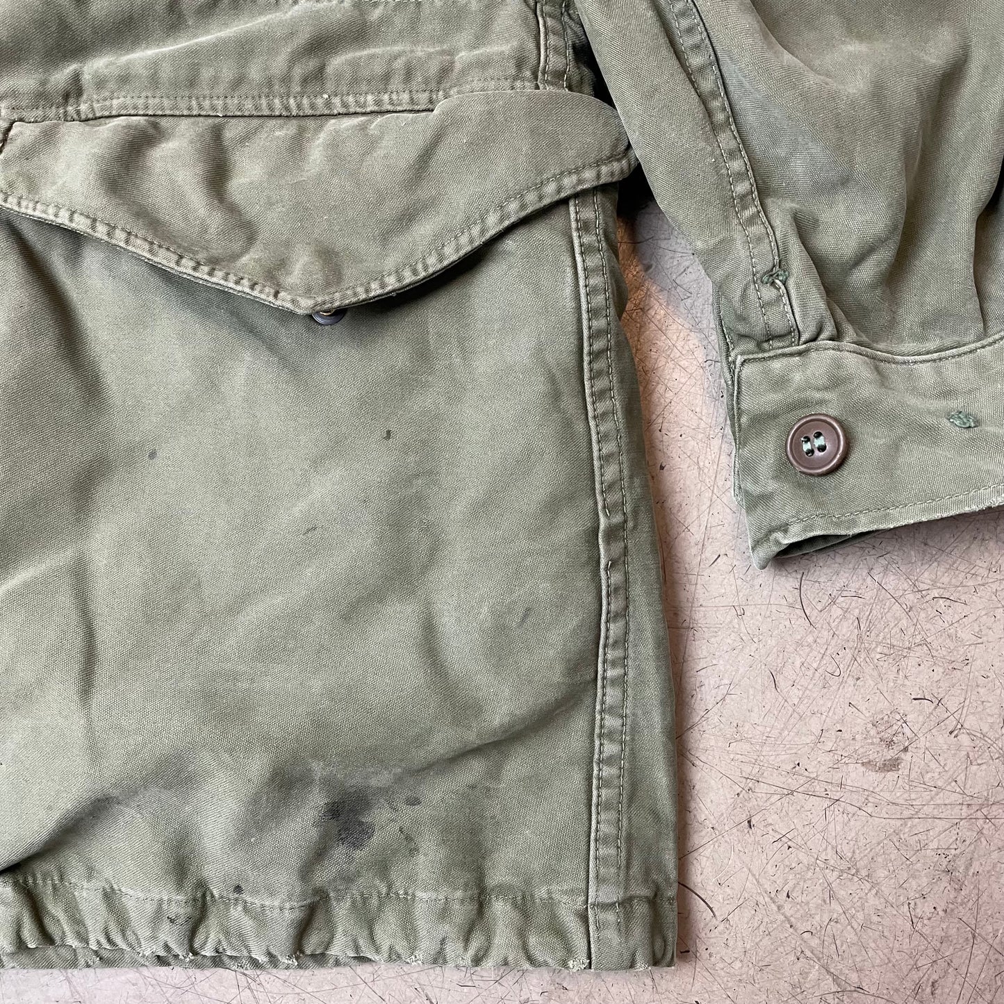 (L) Vintage M51 Field Jacket Faded grün US Army