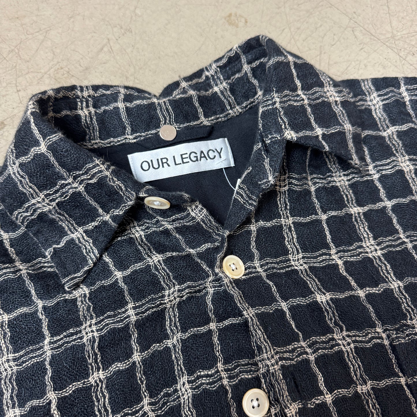 (M-L) Our Legacy Flanellhemd EU Gr. 44