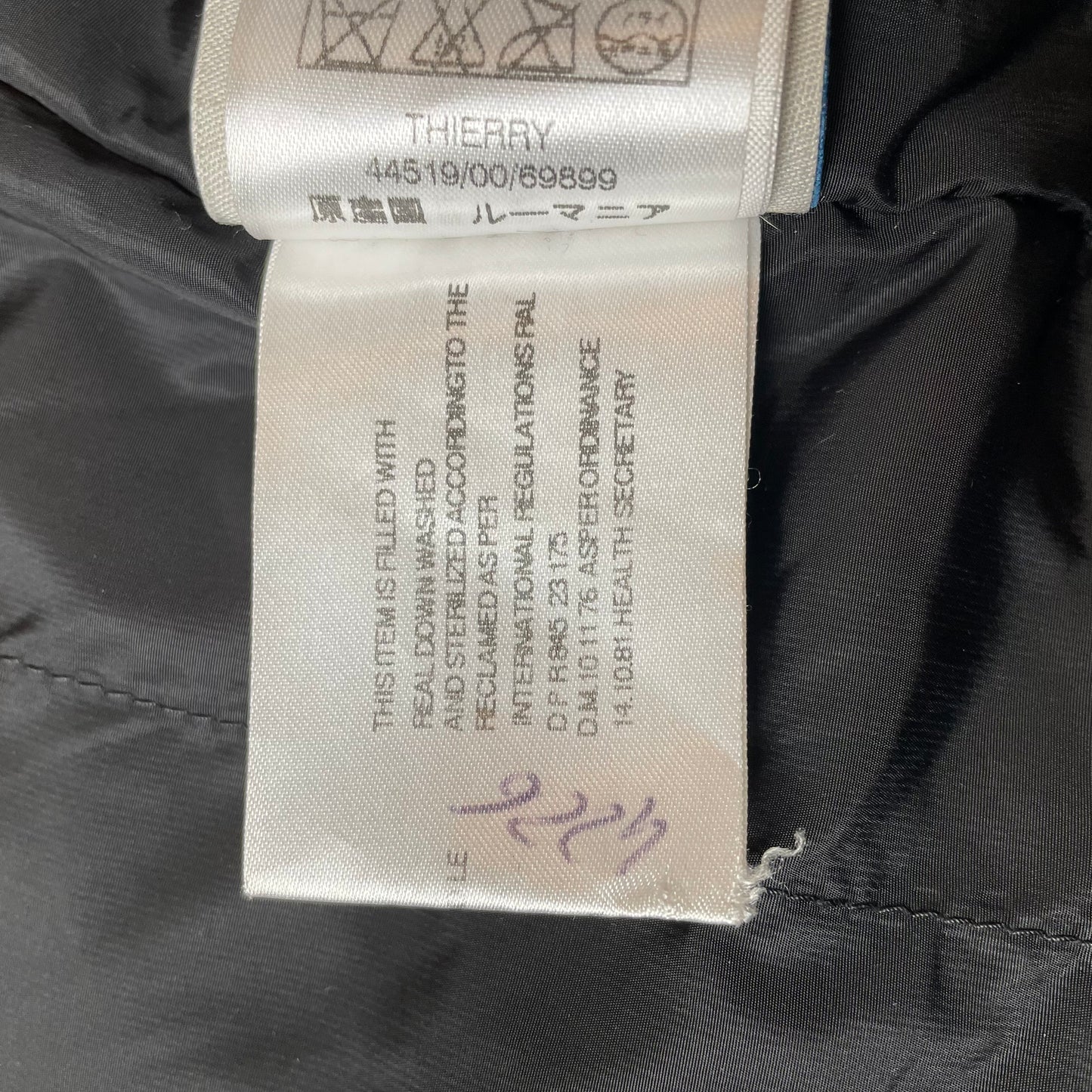 (M) Moncler Mantel Jacke lang schwarz