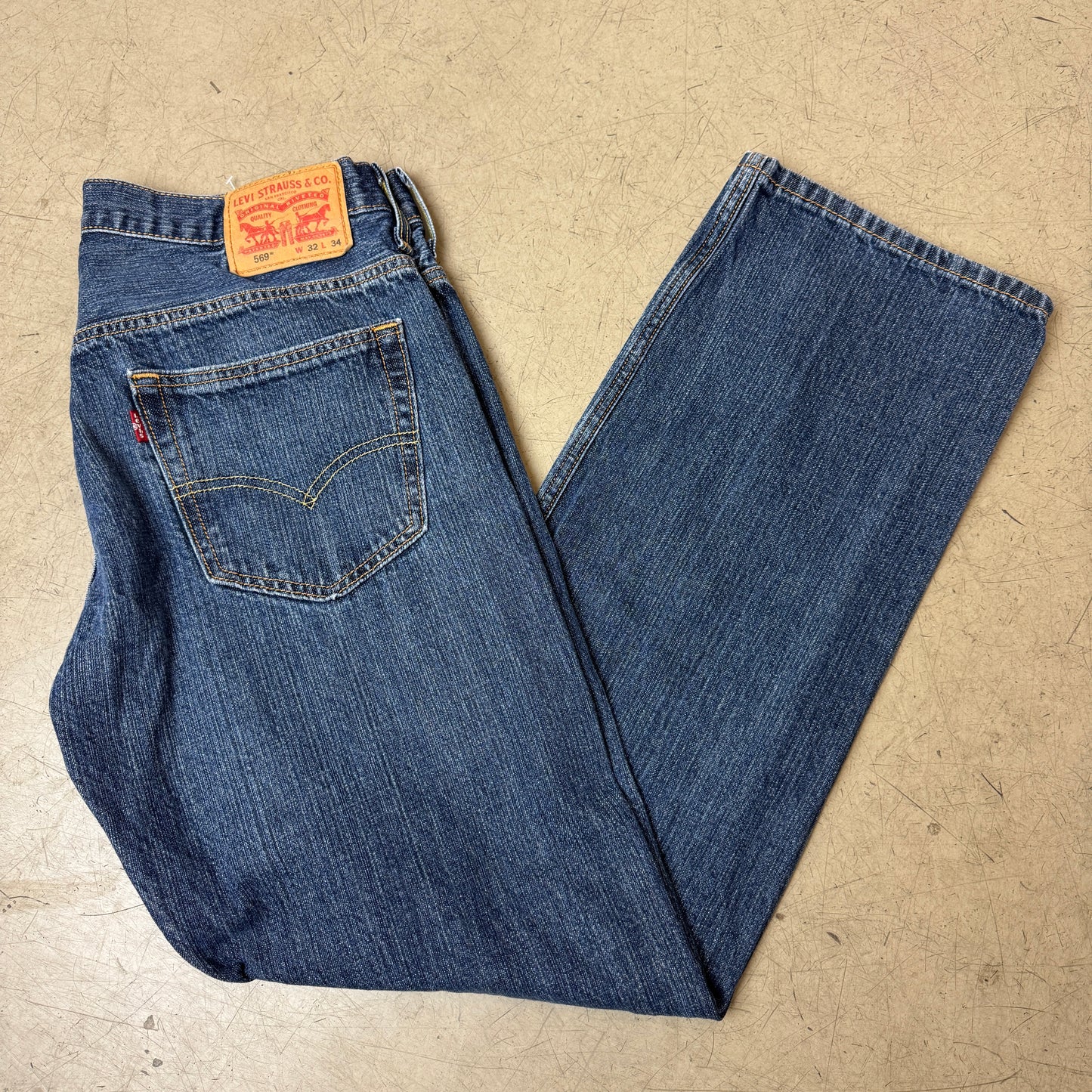 (L) Levi’s 569 Jeanshose blau W32/L34
