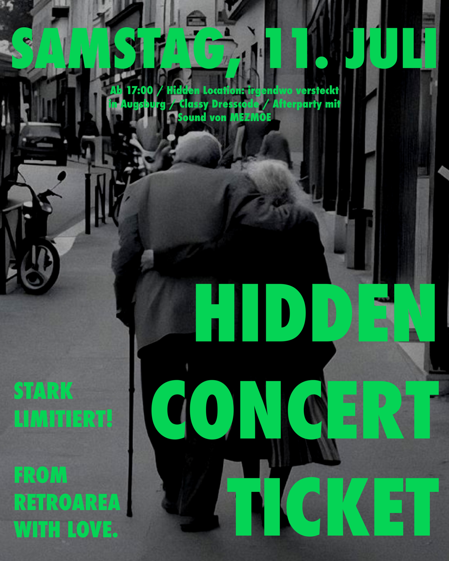 HIDDEN CONCERT TICKET - by RETROAREA (SA, 11.07. | Classy Edition)