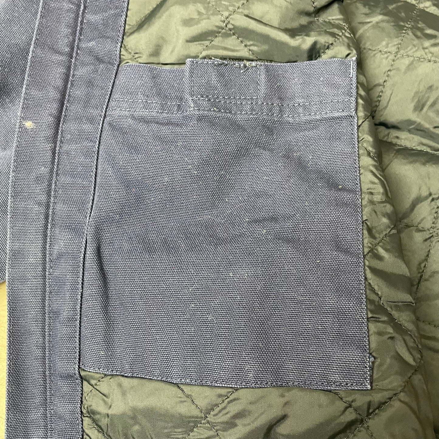 (L) Carhartt Hooded Active Jacket Workwear Navy dunkelblau