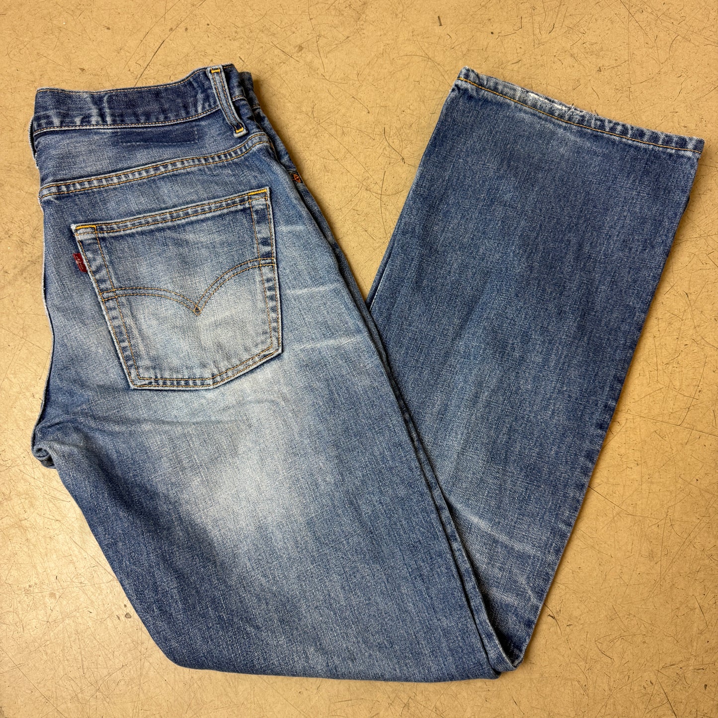 (L) Faded Levi’s 507 Bootcut Jeanshose W33/L34