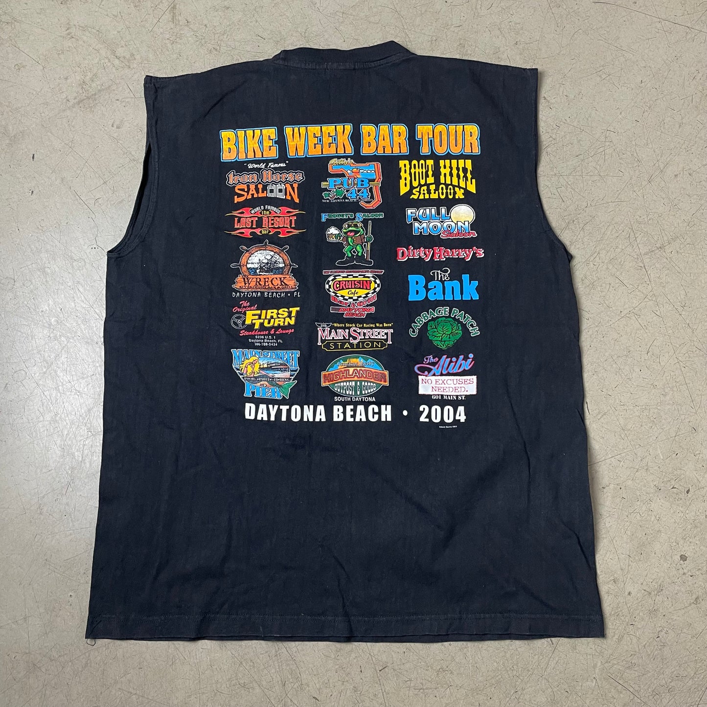 (XL) 2004 Bike Week Daytona Beach Sleeveless Shirt