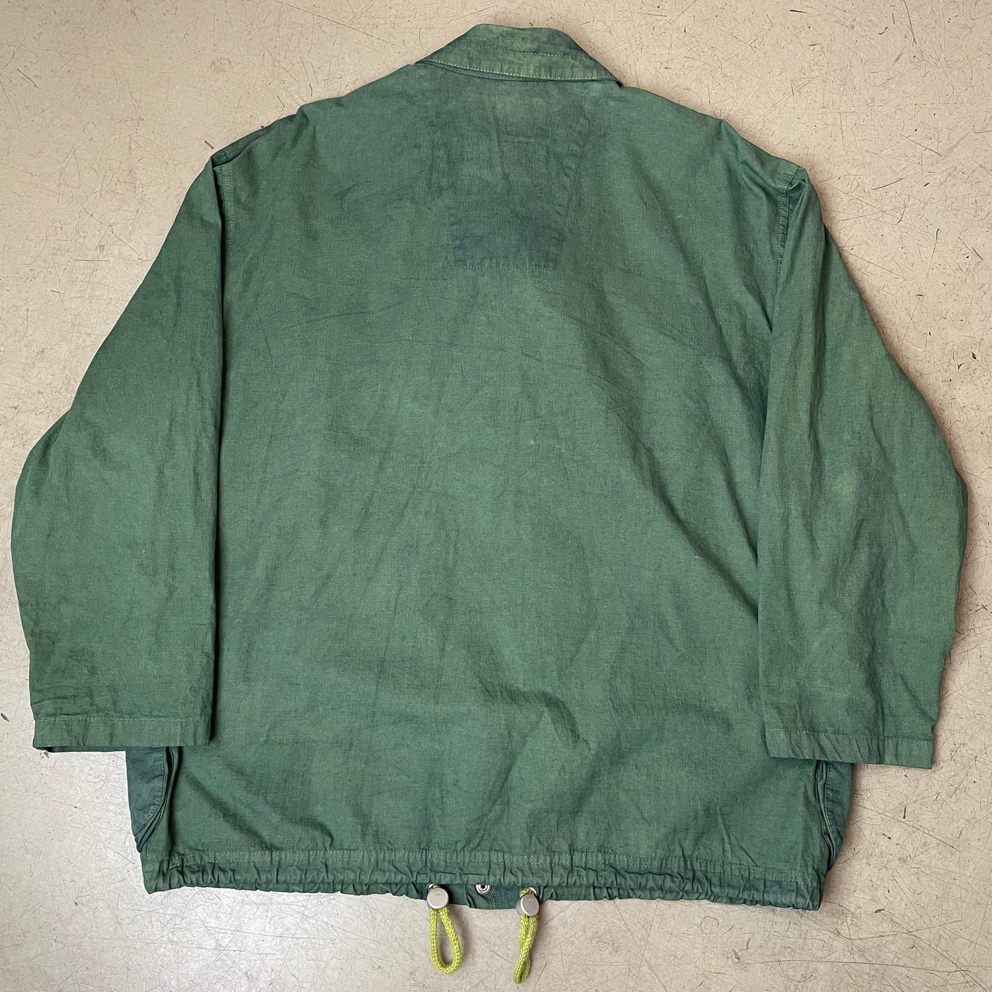 (L) Vintage Diadora Marine Diving faded grün Jacke