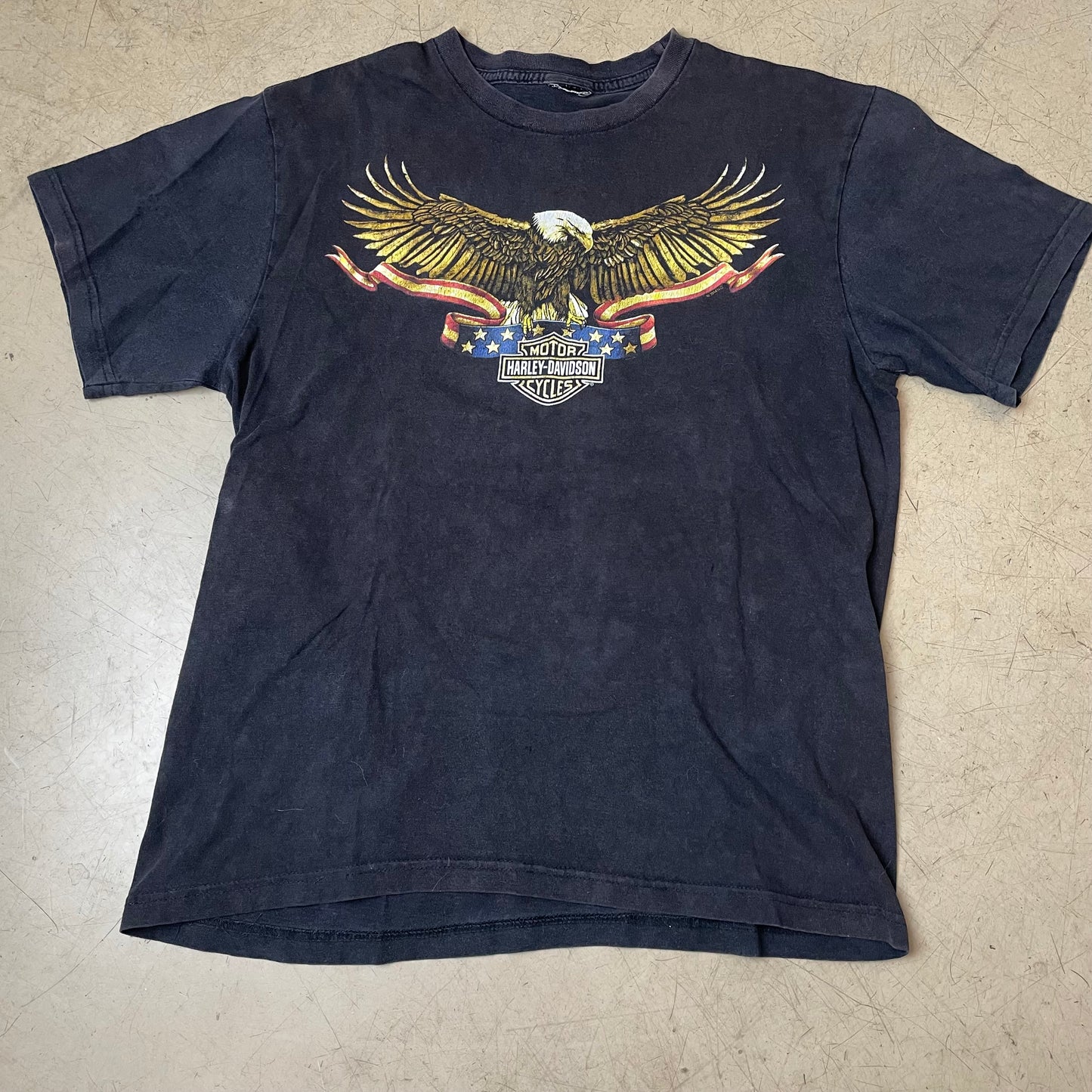 (L) 2012 Harley Davidson Orwigsburg Eagle Usa Tshirt schwarz