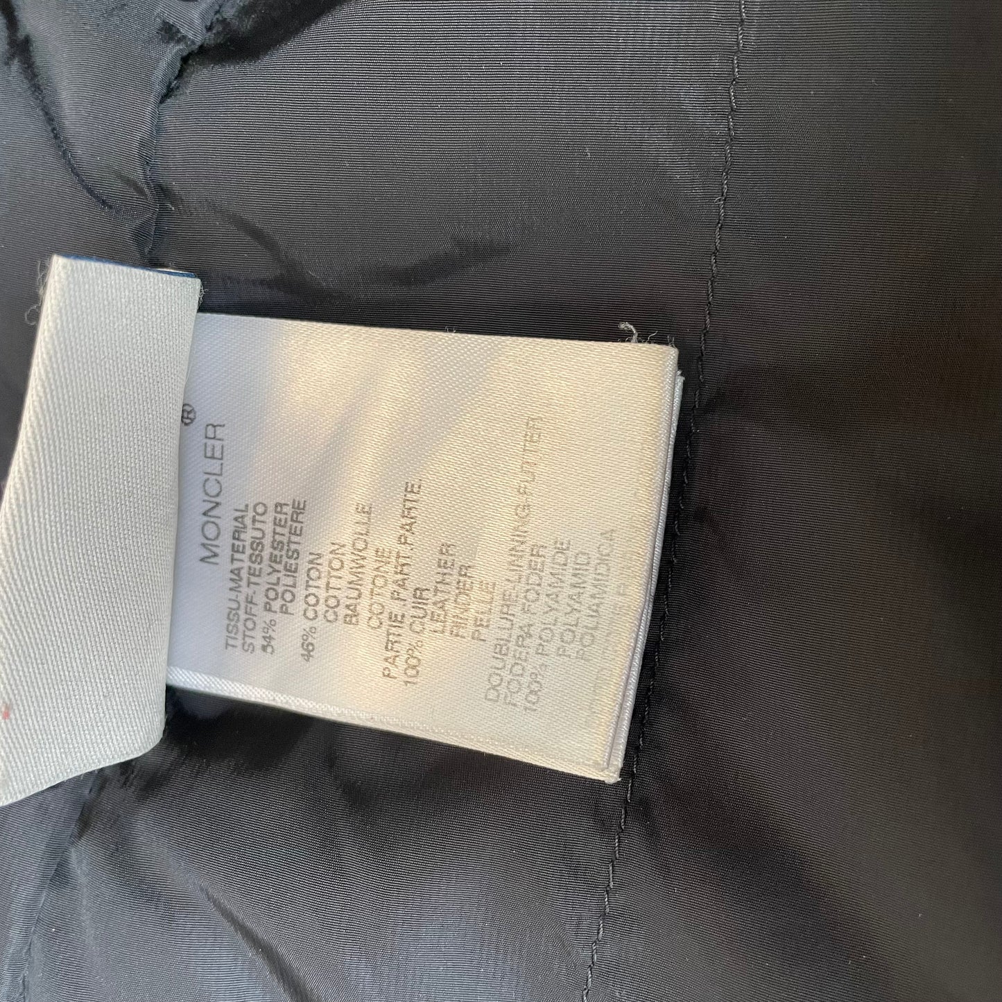 (M) Moncler Mantel Jacke lang schwarz