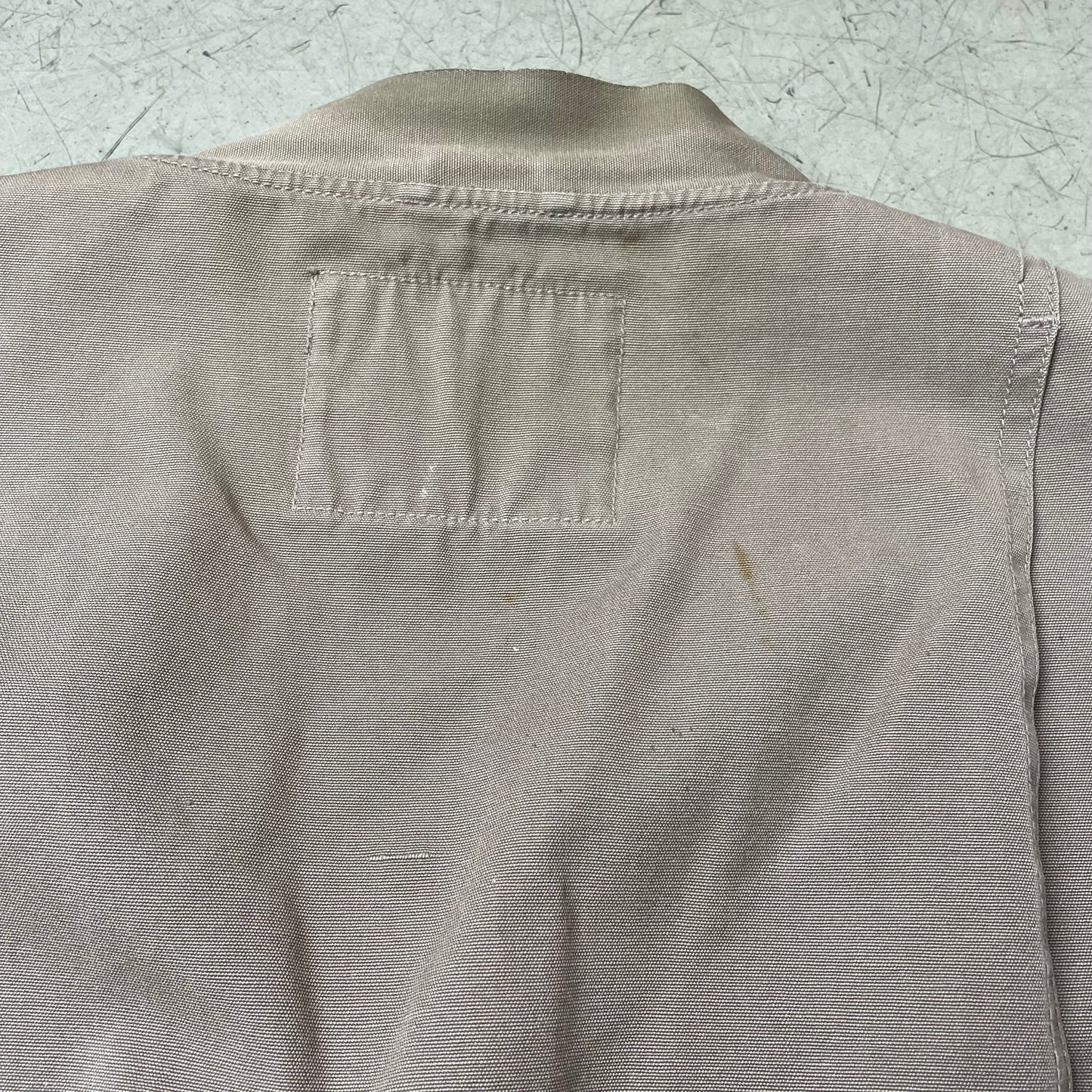 (L) Vintage Life-Line Mulitpocket Weste beige Khaki