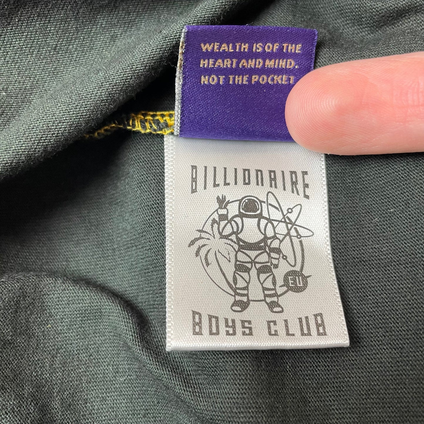 (L) Billionaire Boys Club Logo Tshirt faded black rot