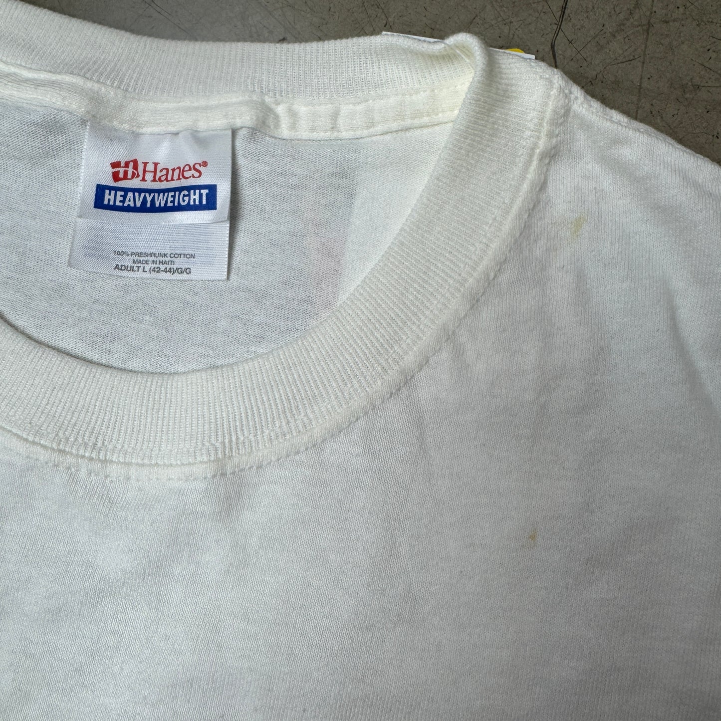 (L) Discovery Rocket S.TS124 Print Tshirt weiß Hanes Heavyweight