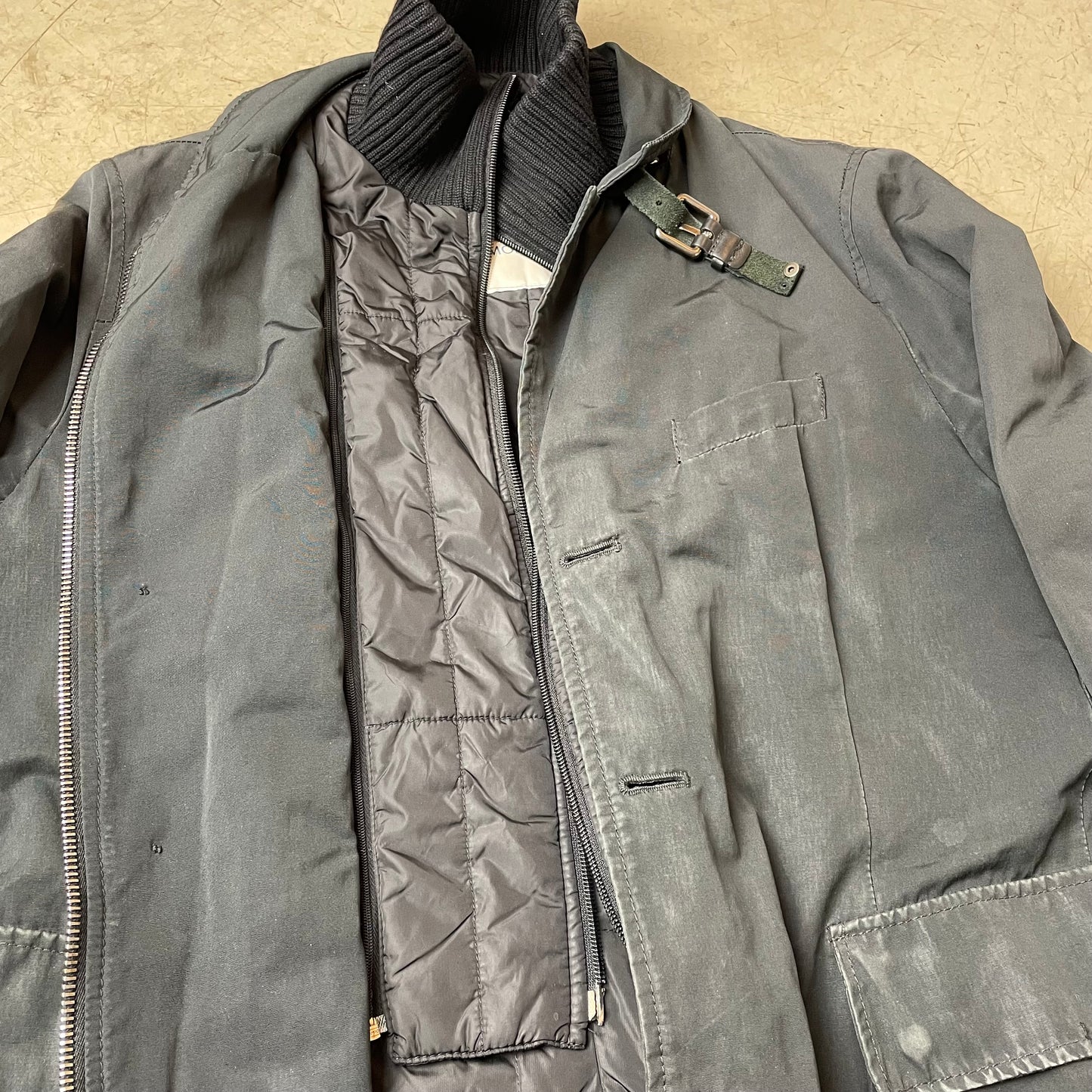 (M) Moncler Mantel Jacke lang schwarz
