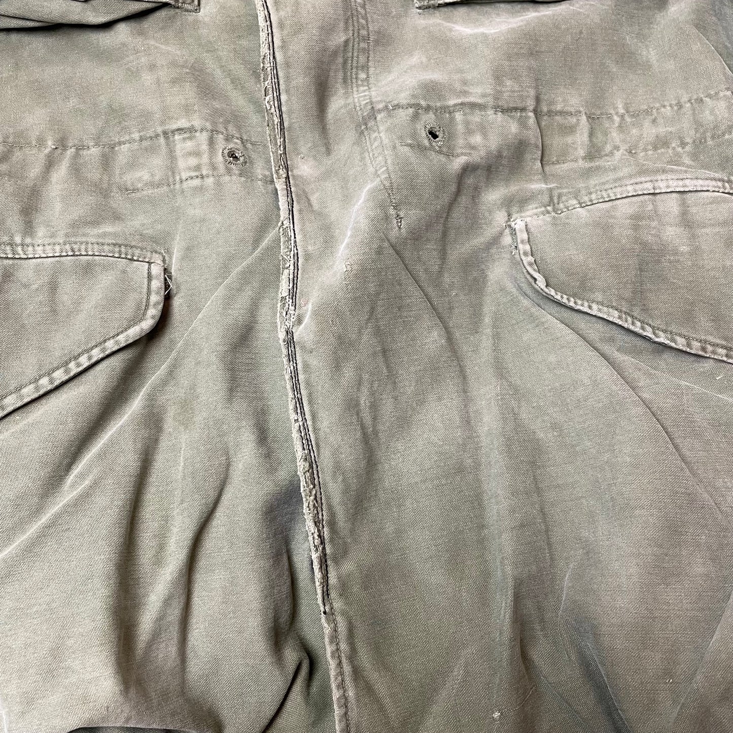 (M) Vintage M51 Field Jacket US Army faded grün S Long