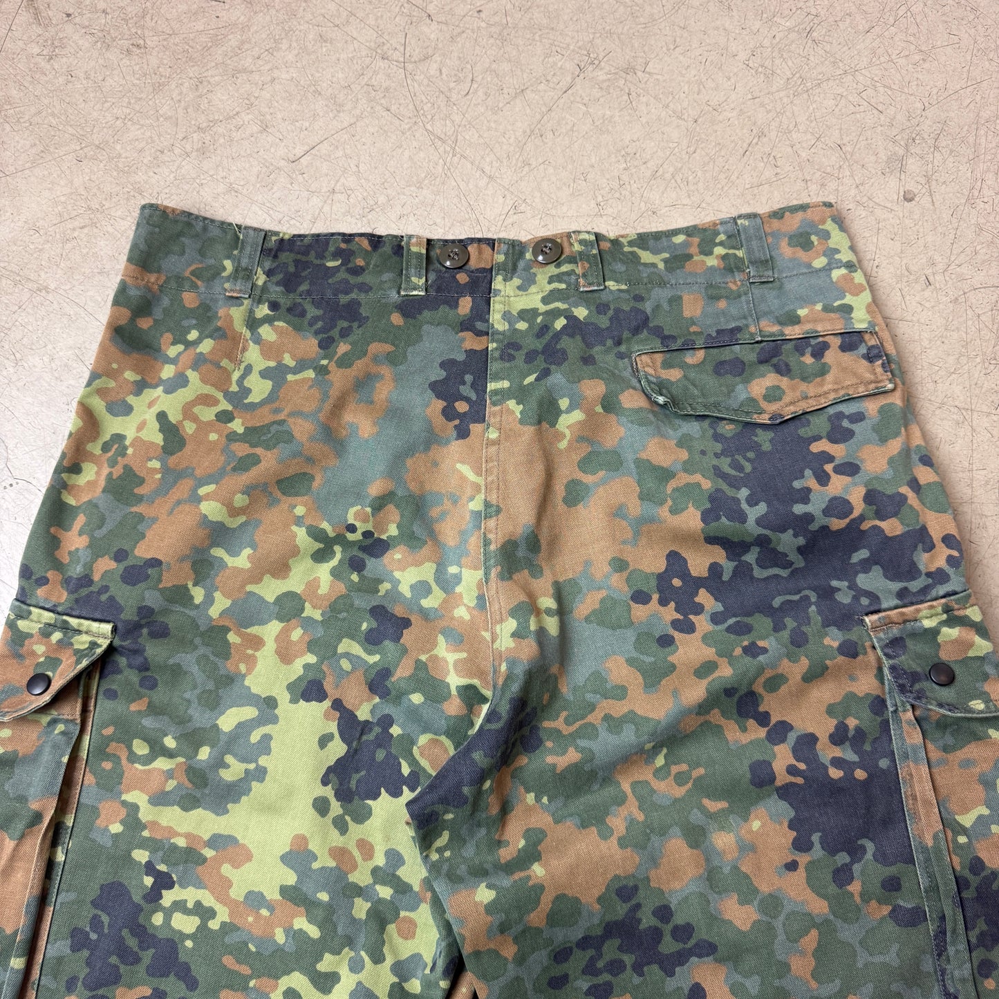 (XL) Army Cargo Camo Pants Flecktarn grün braun