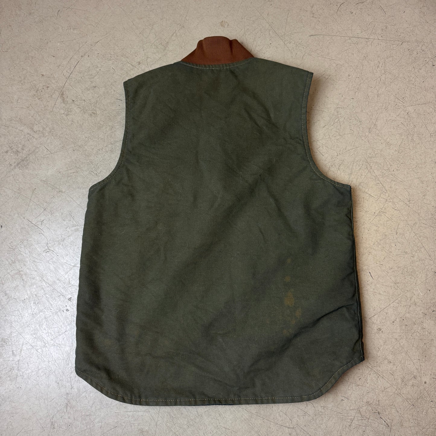 (M) Carhartt Duck Weste Forest Green