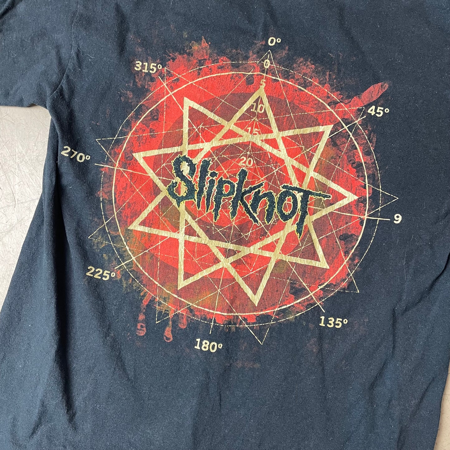(M) Slipknot Band Tshirt schwarz rot